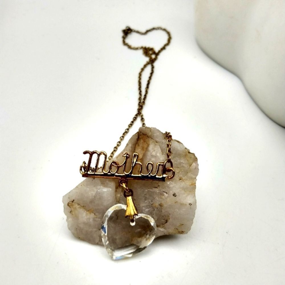 Mother gift for her Swarovski heart‎ necklace